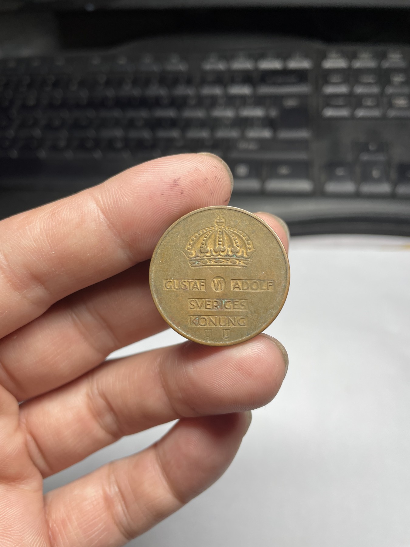 2024年集古藏今外币拍卖第五期-第6场—（总第46拍） 1968年瑞典5欧尔