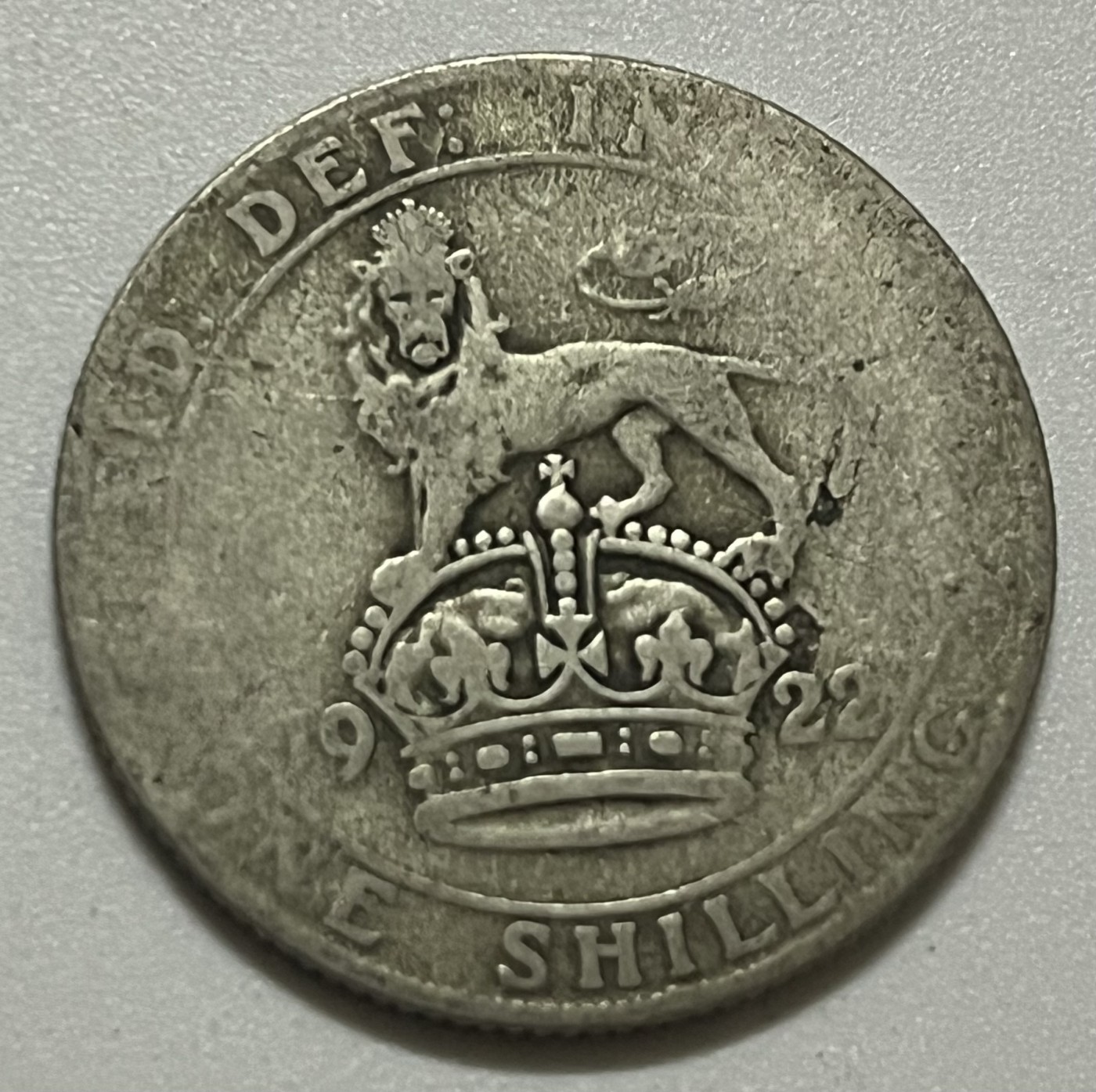 神仙姐姐散币好品专场第三十五期（无佣金满邮自动发出 1922年 英国1先令银币