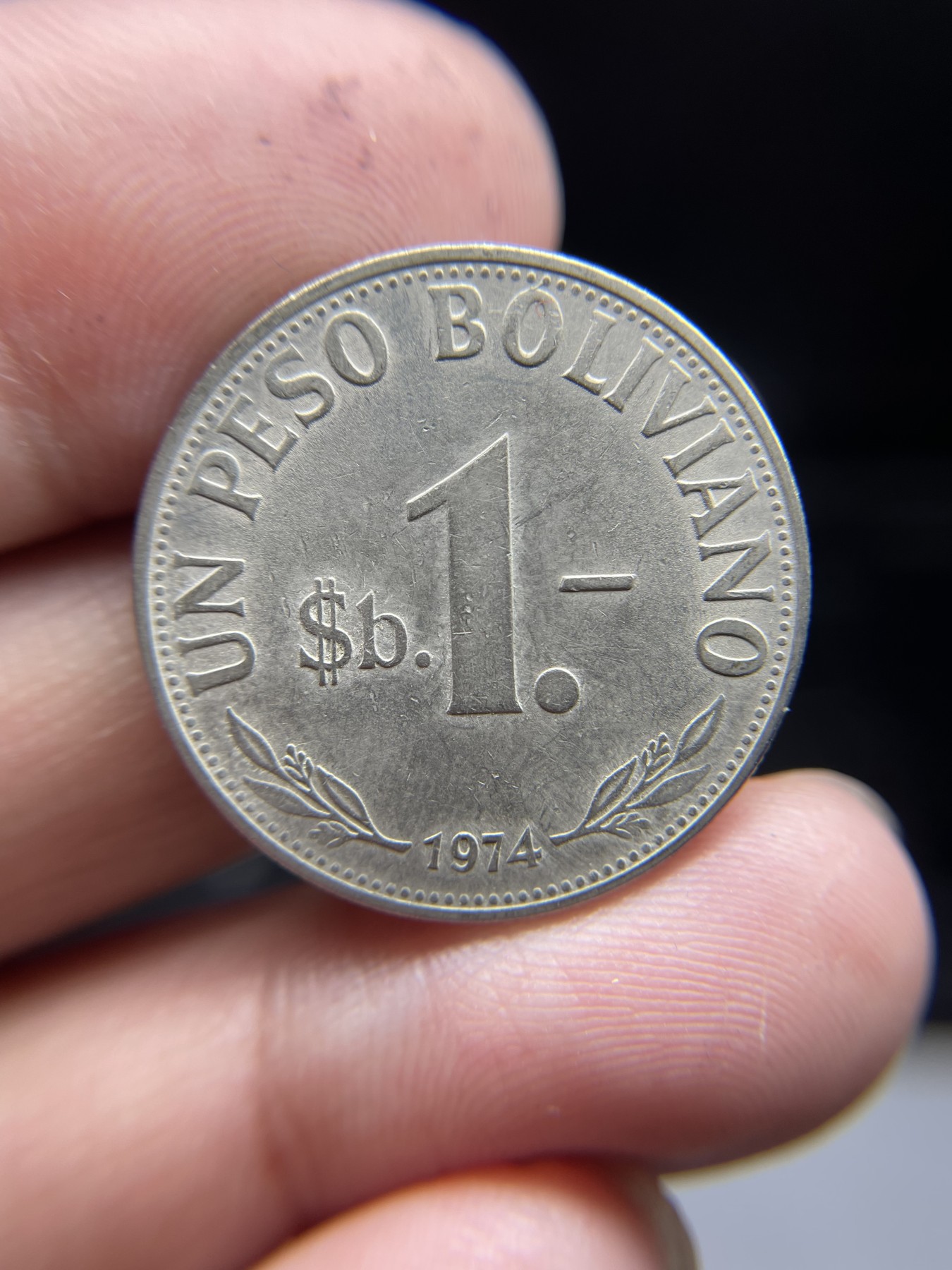 2024年集古藏今外币拍卖第五期-第6场—（总第46拍） 1974年玻利维亚1比索