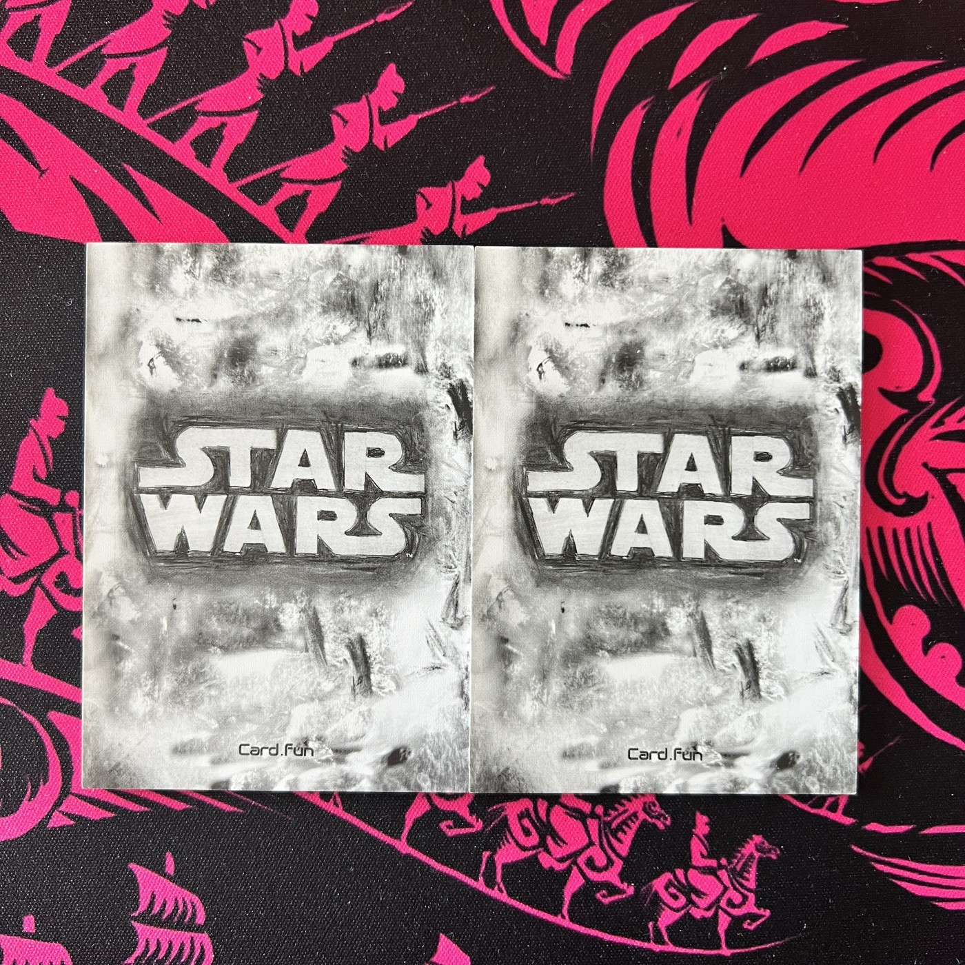 锦色铺子的卡拍 第十九期 CARD.FUN  STAR WARS 星球大战 2张 厚卡