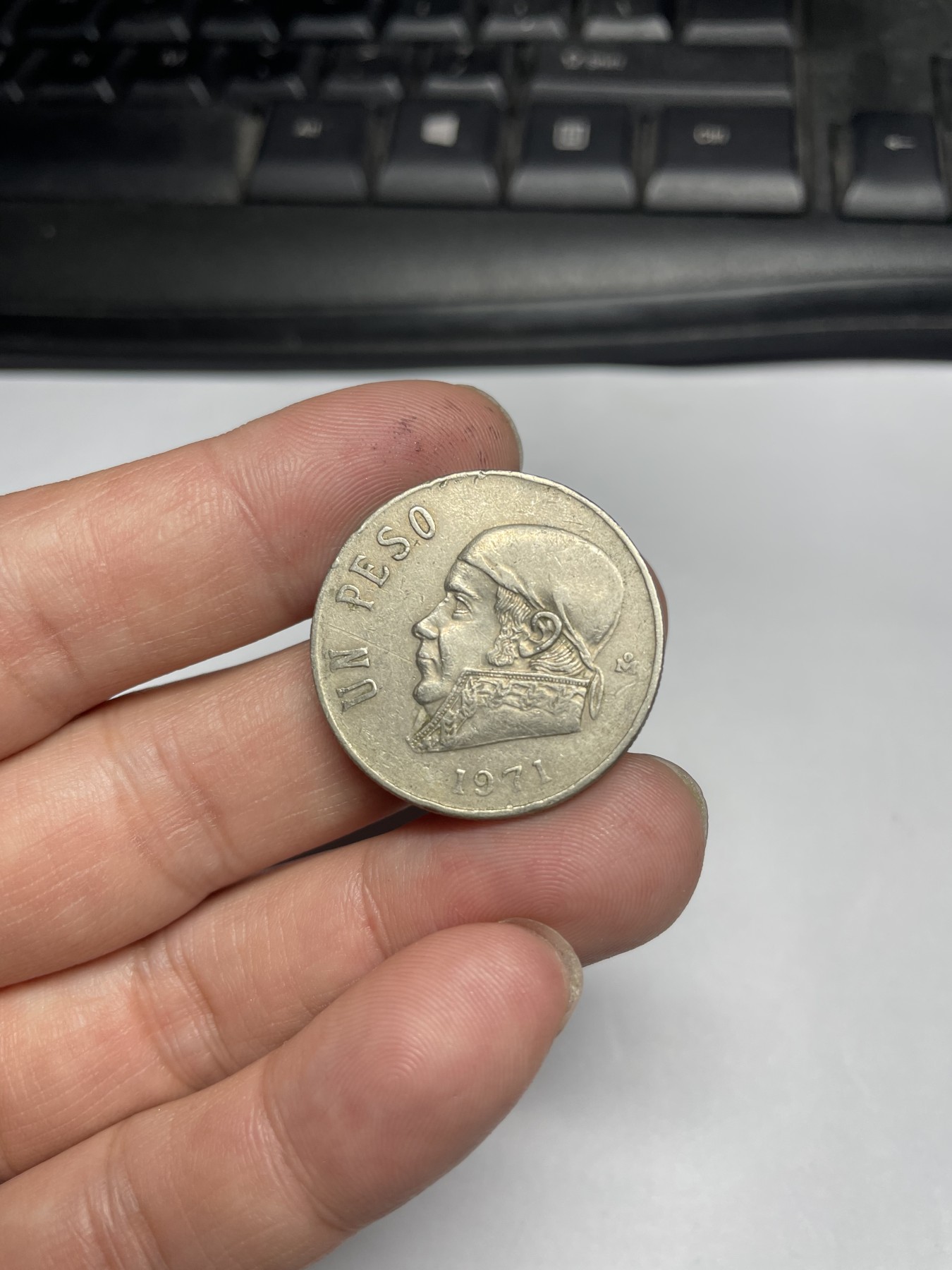 2024年集古藏今外币拍卖第五期-第6场—（总第46拍） 1971年墨西哥1比索