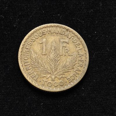 🌹外币初藏🌹🐯第16场 每周二四六晚8点 - 法属多哥1924年一法郎