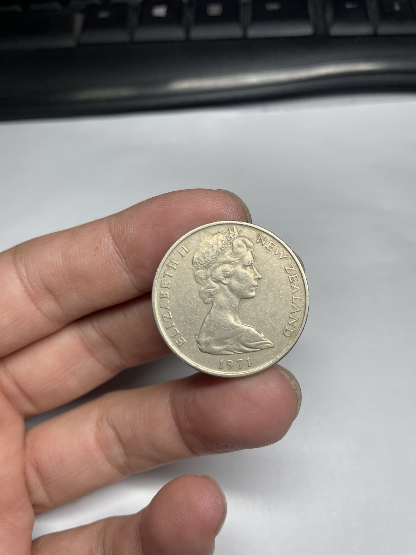 2024年集古藏今外币拍卖第五期-第7场—（总第47拍） 1971年新西兰20分