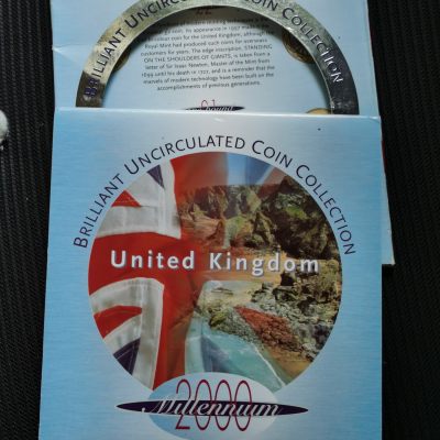 道一币馆币章第五十八场 - 原包装 英国2000年套币九枚套