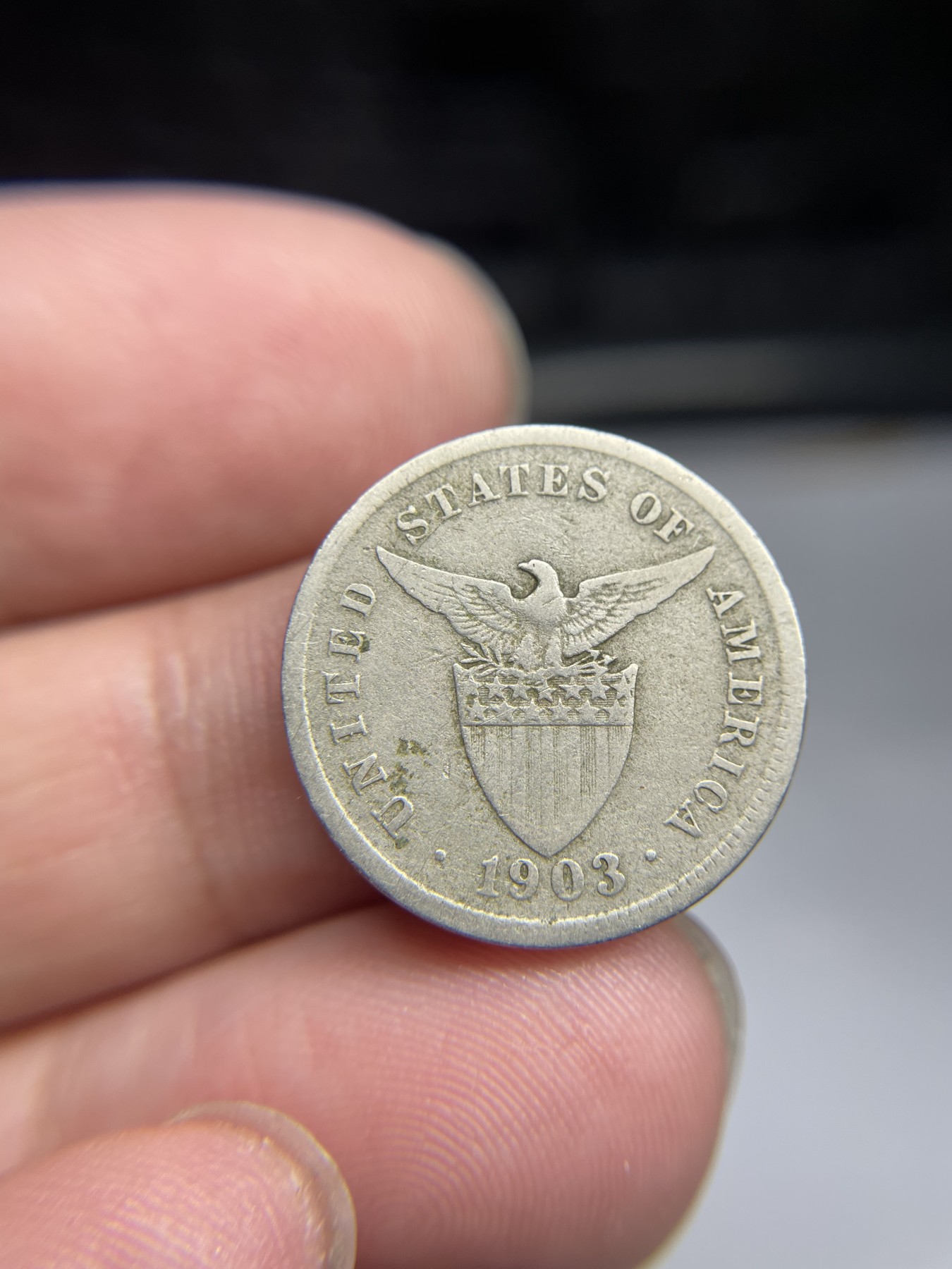 2024年集古藏今外币拍卖第五期-第7场—（总第47拍） 1903年美属菲律宾5分