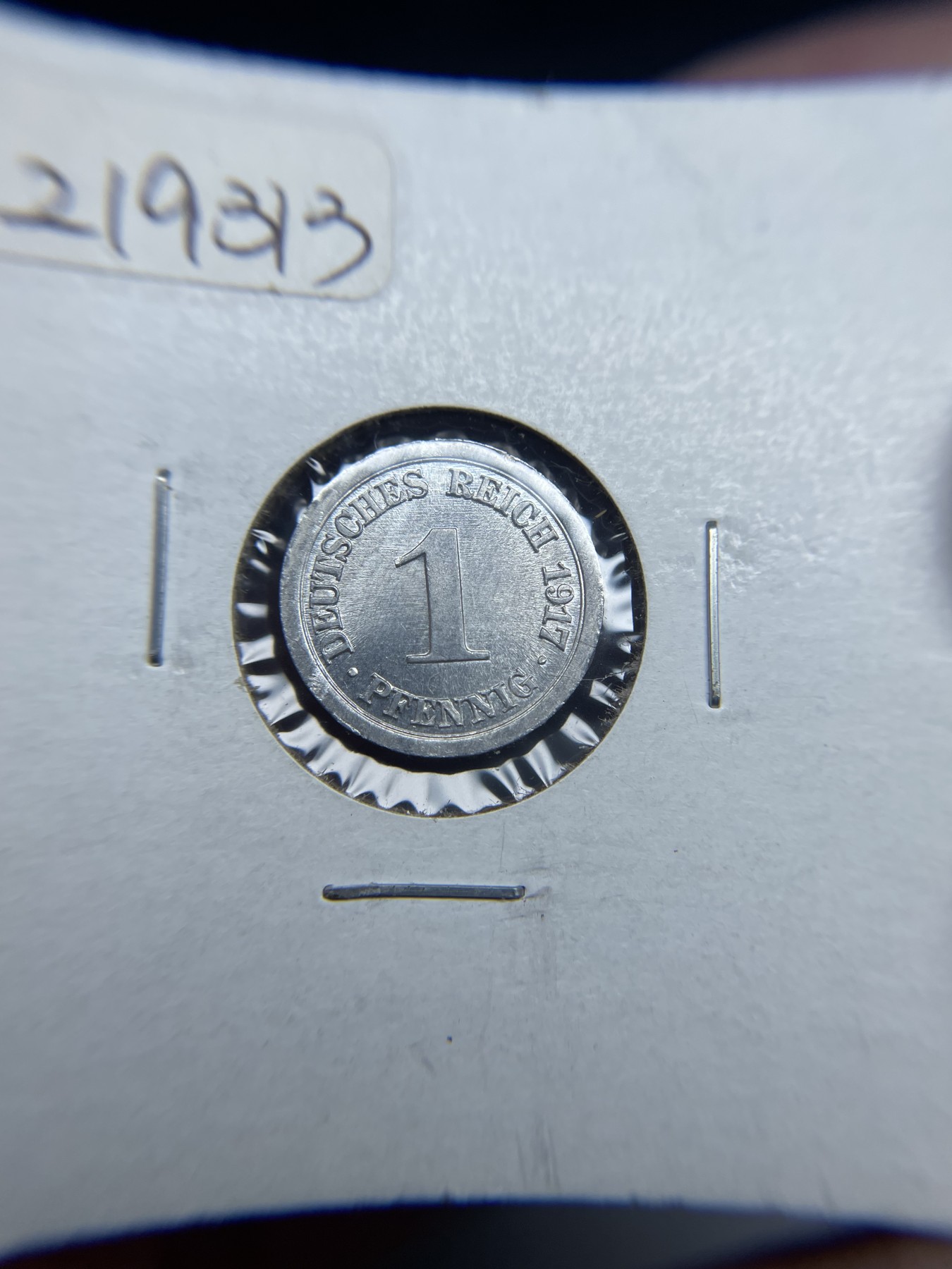 2024年集古藏今外币拍卖第五期-第7场—（总第47拍） 原光1917年德国1芬尼