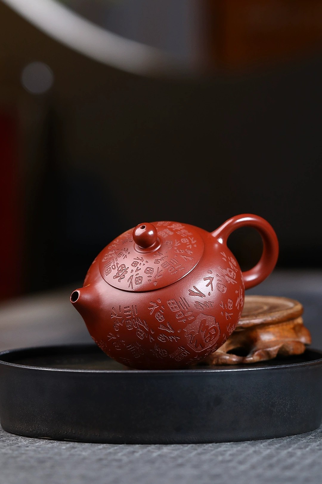 收藏级∽百福西施宜兴紫砂壶茶壶德钟水平西施汉瓦仿古小品