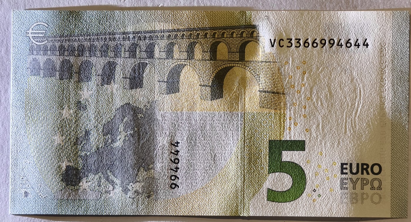 紫瑗钱币——第343期拍卖——纸币场 【双尾4】欧元 西班牙 2013年 加尔桥 5欧元 UNC