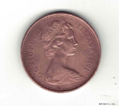 英国1975年2便士 欧洲硬币 实物图 - 英国1975年2便士 欧洲硬币 实物图