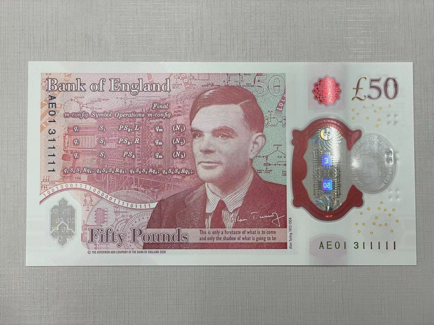 大中华拍卖第736期 英国2050老虎1 AE01 311111 绝品