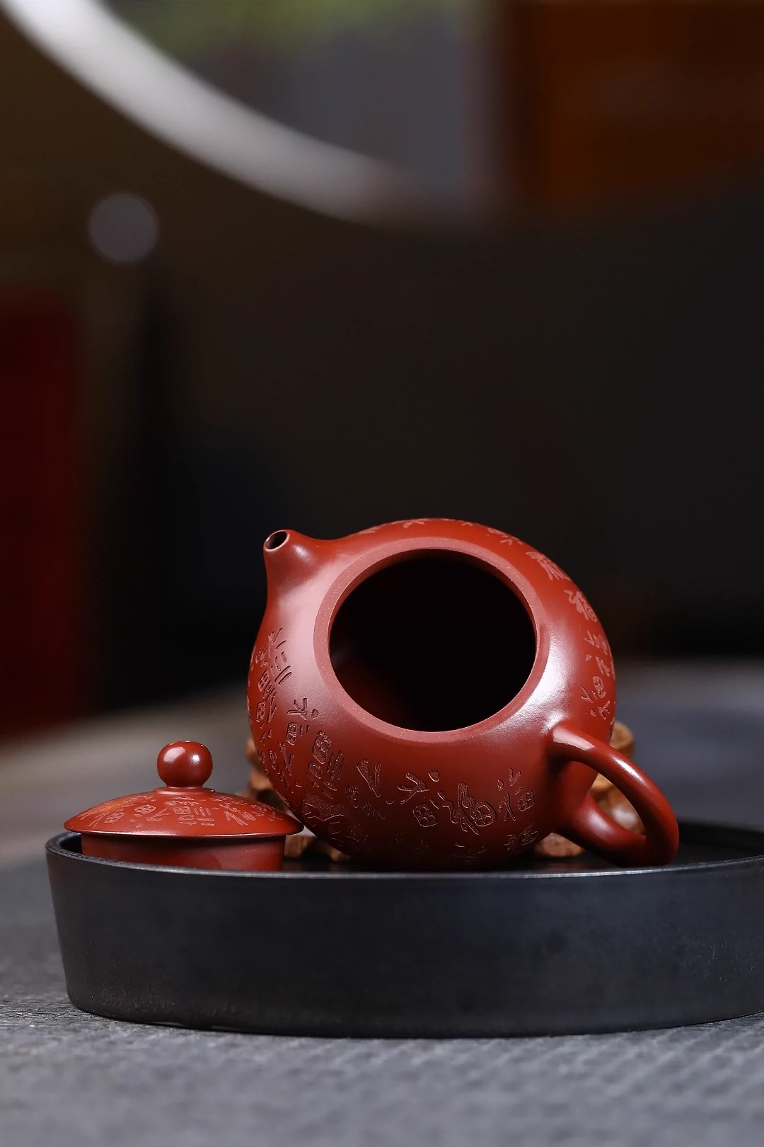 收藏级∽百福西施宜兴紫砂壶茶壶德钟水平西施汉瓦仿古小品