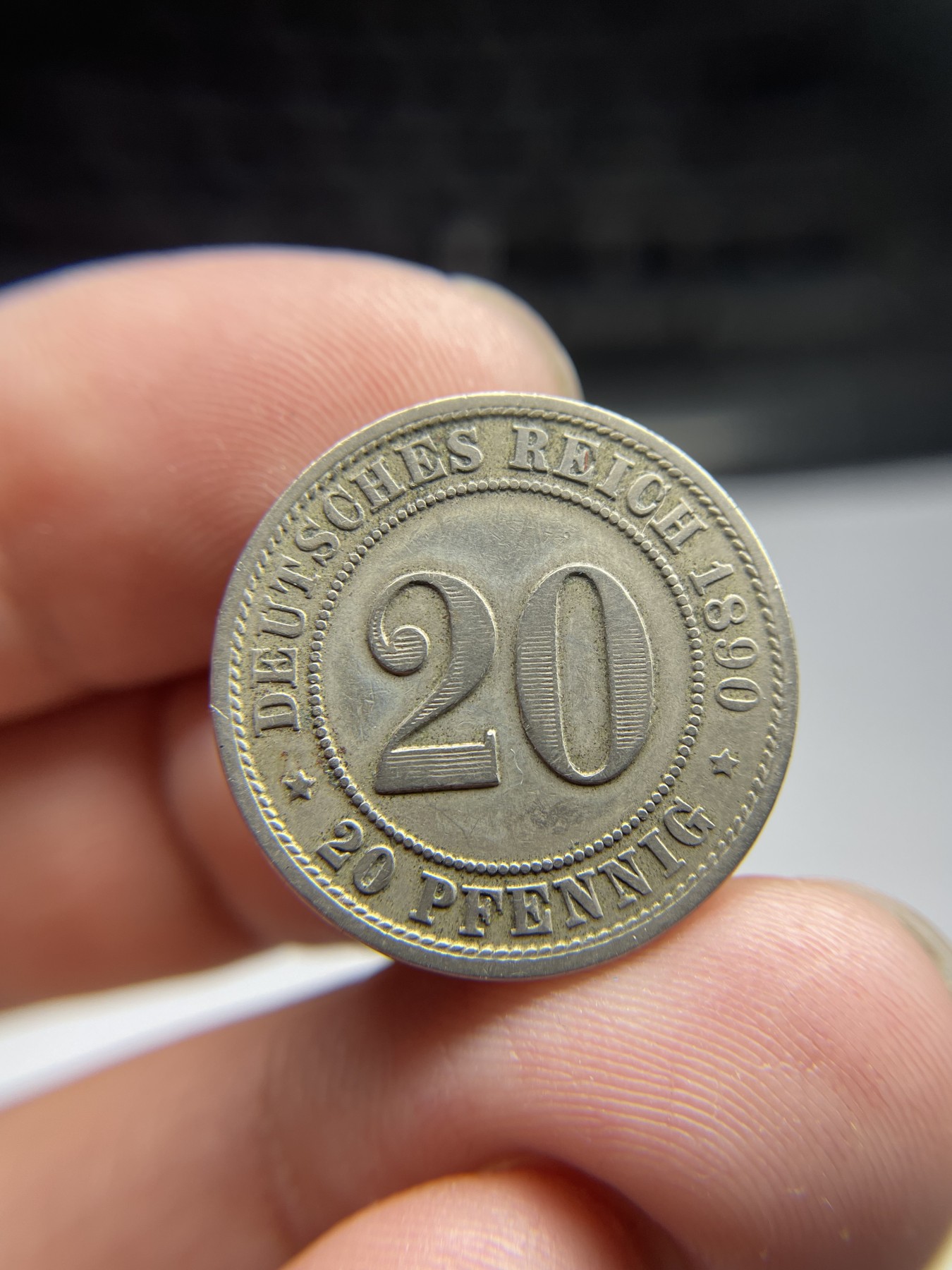 2024年集古藏今外币拍卖第五期-第7场—（总第47拍） 1890年德国20芬尼