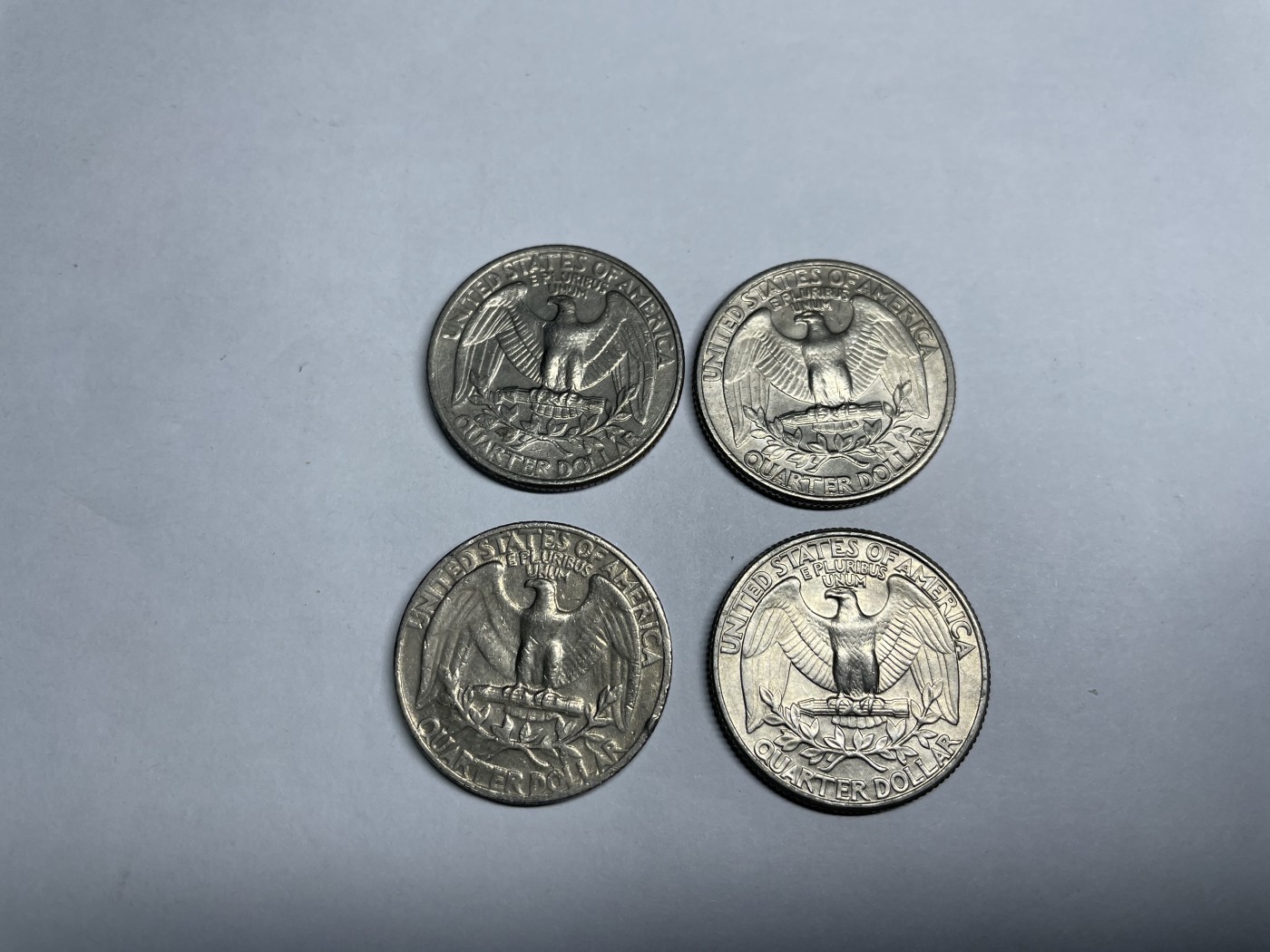 2024年集古藏今外币拍卖第五期-第7场—（总第47拍） 25美分4枚