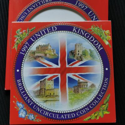 道一币馆币章第五十八场 - 原包装 英国1997年套币九枚套