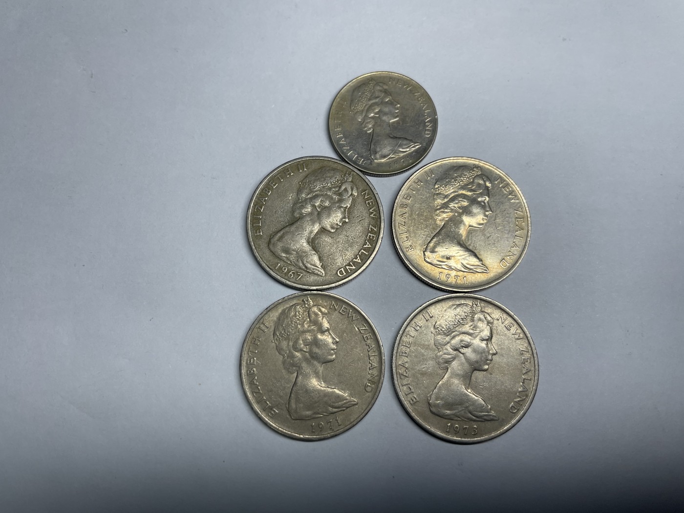 2024年集古藏今外币拍卖第五期-第7场—（总第47拍） 新西兰5枚