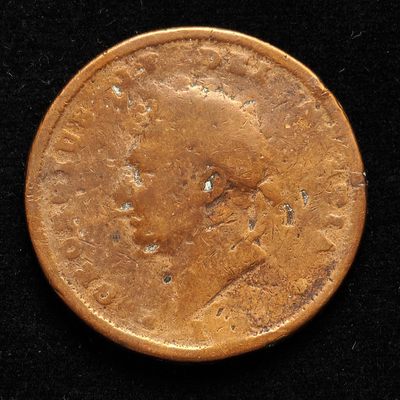 🌹外币初藏🌹🐯第16场 每周二四六晚8点 - 英国182x年乔治四世一便士 大铜饼