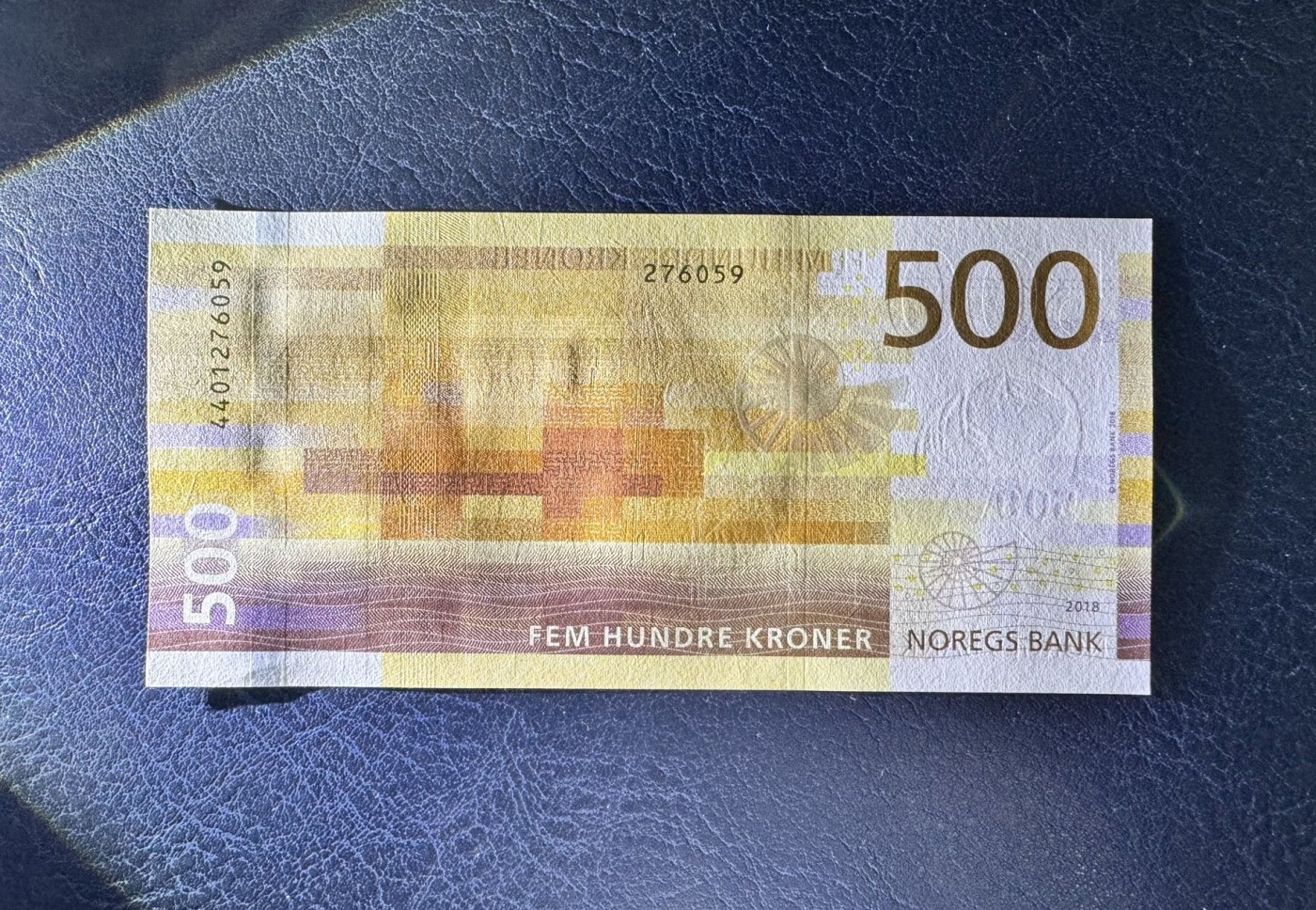 收藏联盟Quantum Auction 第341期拍卖  挪威2018年500克朗 品相全新UNC  RS14斯塔万格号救生船