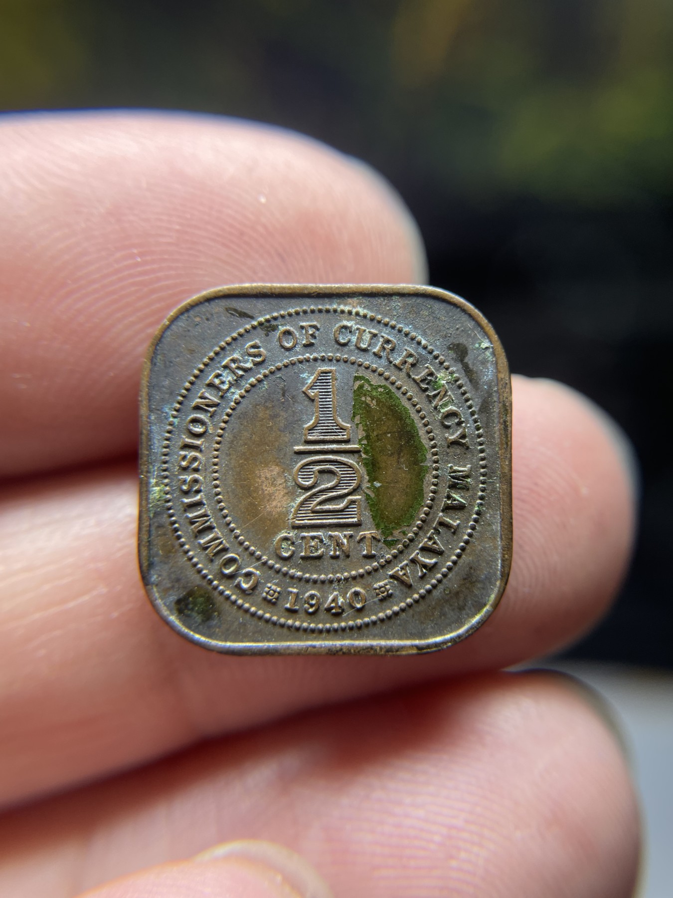 2024年集古藏今外币拍卖第五期-第8场—（总第48拍） 1940年英属马来亚1/2分