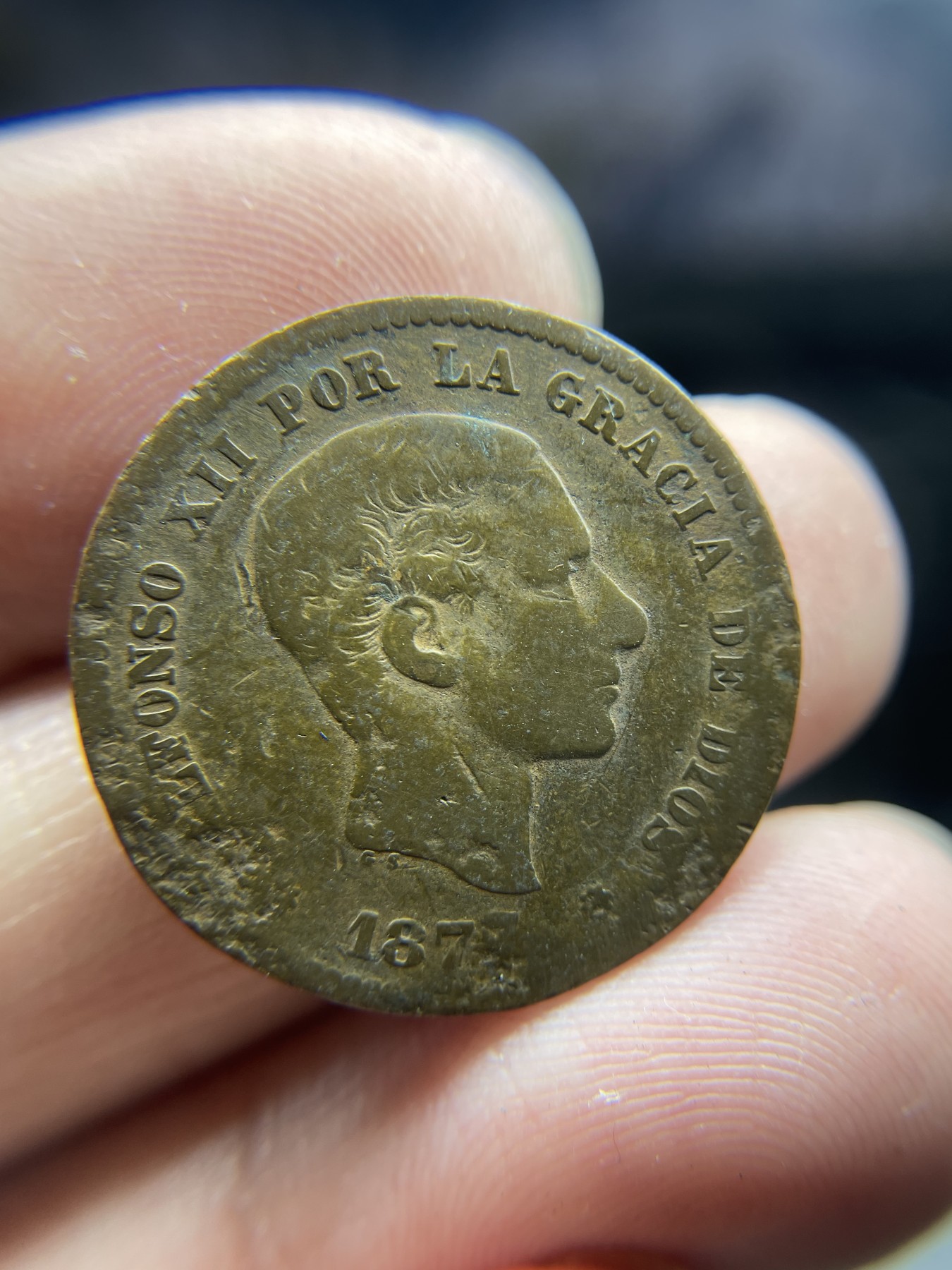 2024年集古藏今外币拍卖第五期-第8场—（总第48拍） 187几年西班牙老铜币