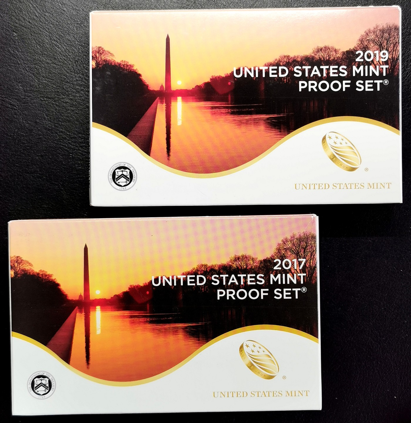 凡希社世界钱币微拍第二百六十七期 2017/2019美国精铸PS十枚装两套