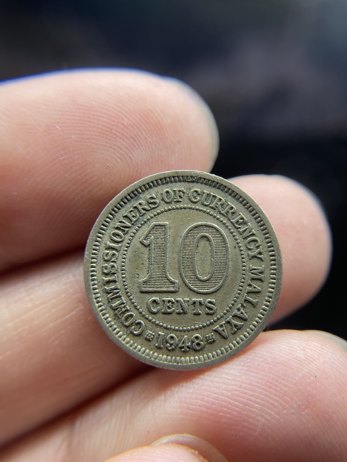 2024年集古藏今外币拍卖第五期-第8场—（总第48拍） 1948年海峡10分