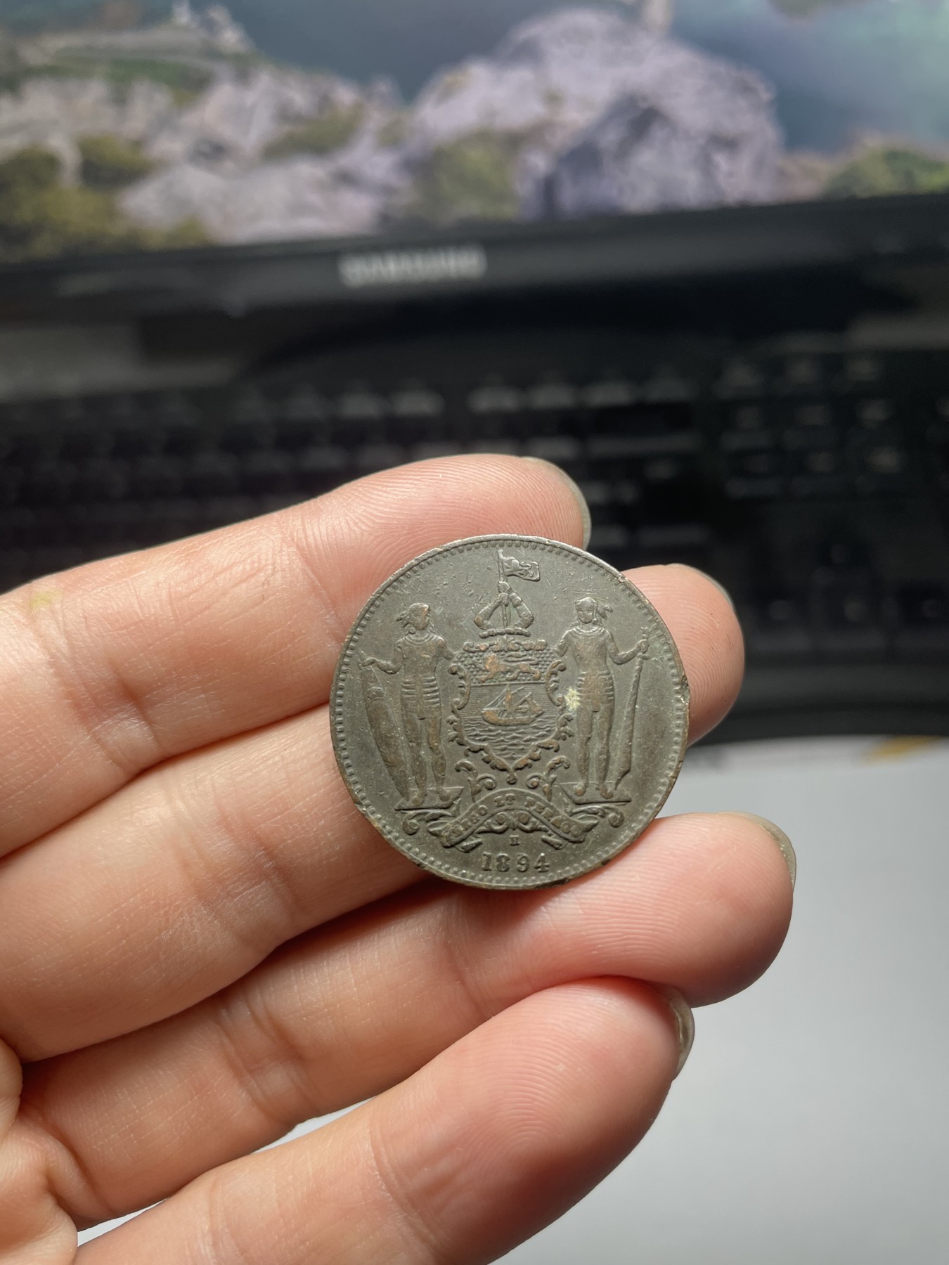 2024年集古藏今外币拍卖第五期-第8场—（总第48拍） 1894年洋元一分-不平