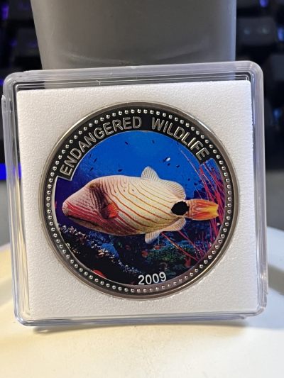 【海寕潮】拍卖第107期【五一快乐场】 - 【海寧潮】帕劳2008年海洋生物鱼类彩色纪念币3