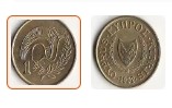 康怡轩【世界各国小硬币专场】第124期  - 塞浦路斯1分硬币 50枚