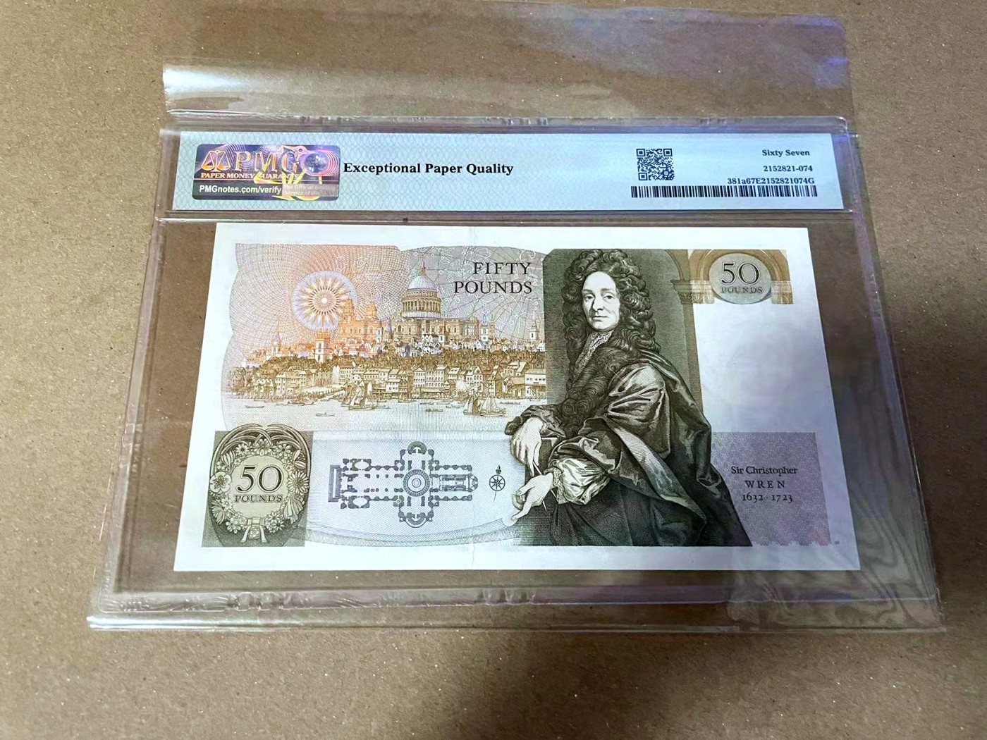 【Blue Auction】✨世界纸币精拍第468期【精】 【a版】英国 D序列 1981-88年50镑 PMG67EPQ 高分