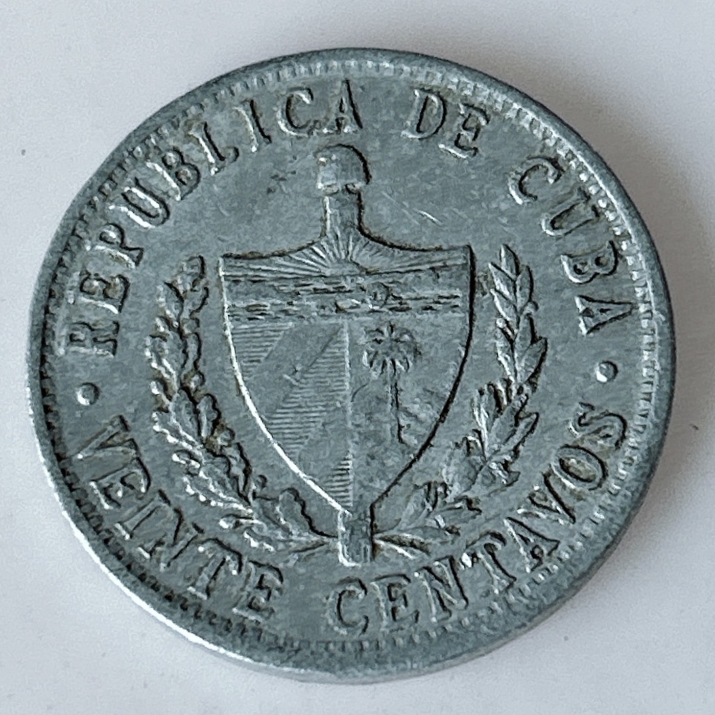海外回流1元起拍小铺 各国钱币散币场 第11期 古巴1969年20分铝币