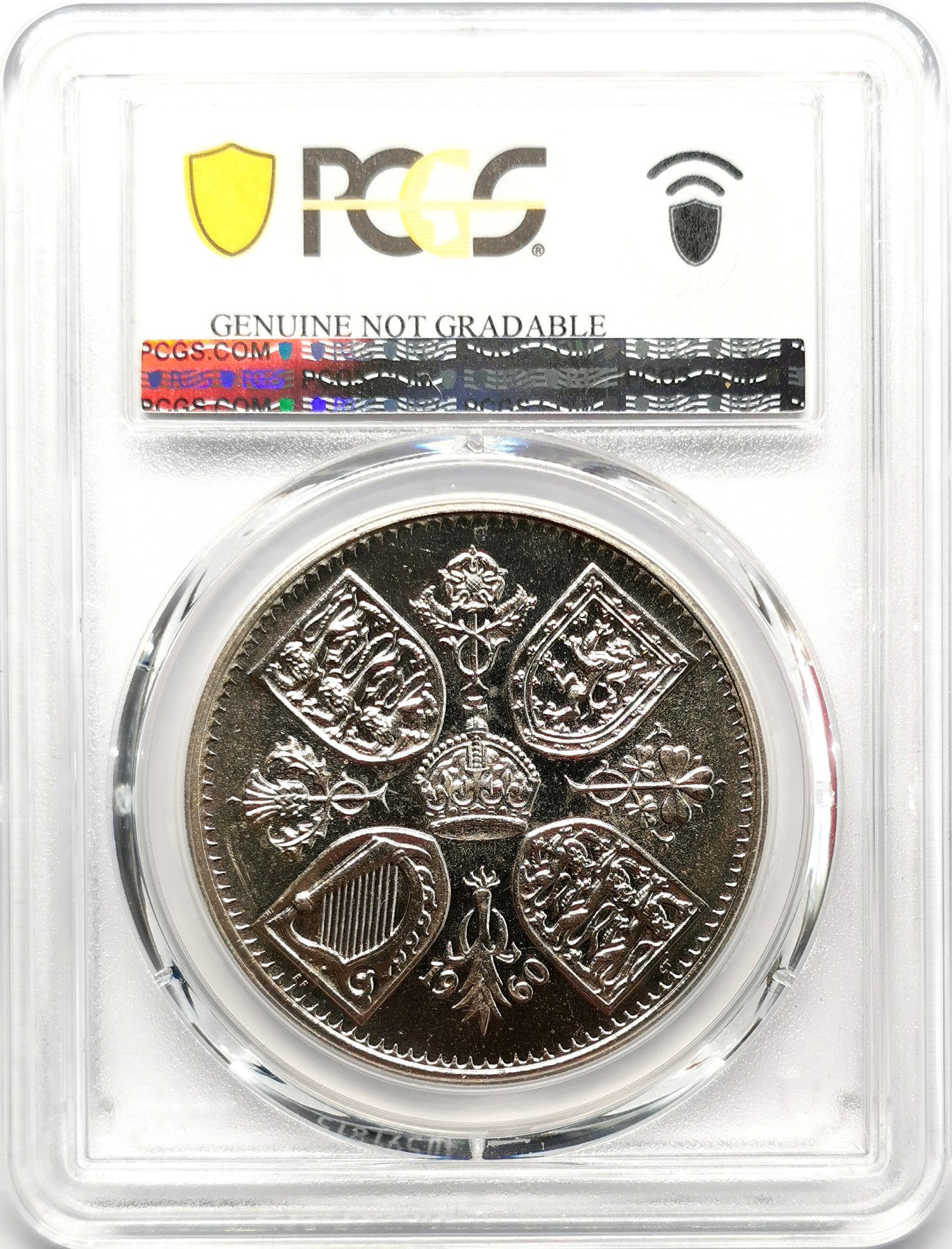 凡希社世界钱币微拍第二百六十七期 1960英国伊丽莎白二世克朗PCGS-UNCD