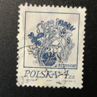 ↓君缘收藏77期☞钱币邮品↓无佣金、可寄存、满10元包邮  - 波兰邮票， 1974年 植物花卉雕刻版