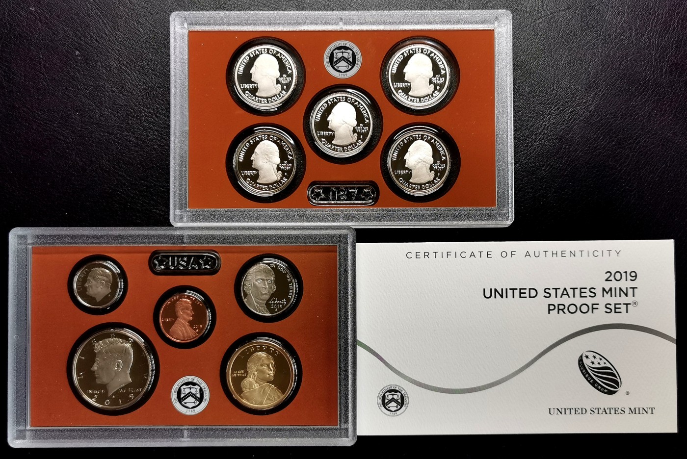 凡希社世界钱币微拍第二百六十七期 2017/2019美国精铸PS十枚装两套