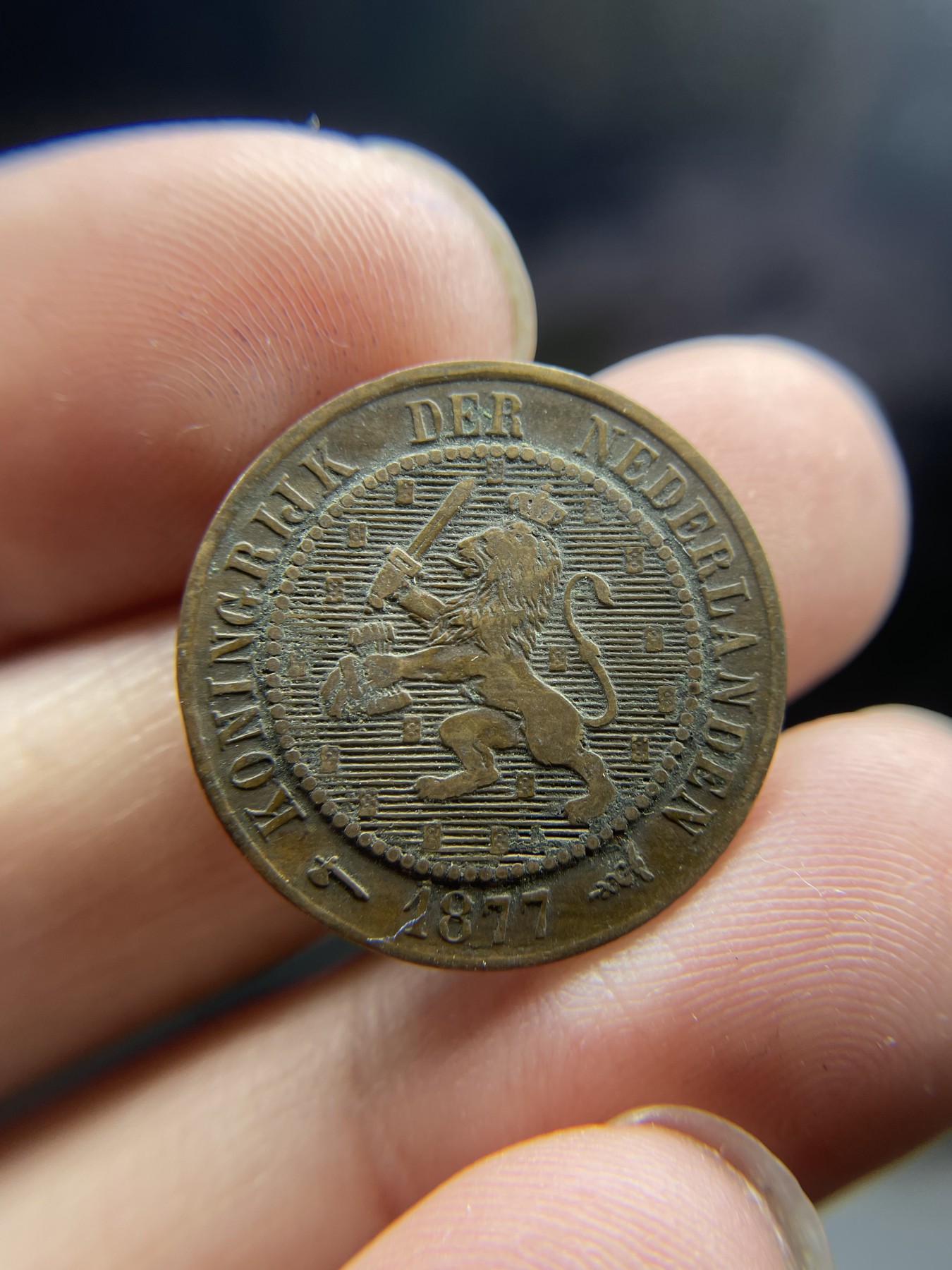 2024年集古藏今外币拍卖第五期-第8场—（总第48拍） 1877年荷兰2.5分