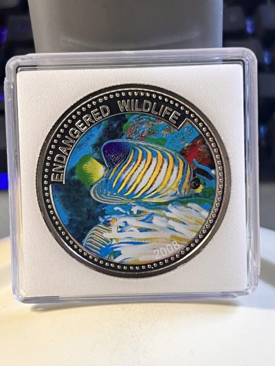 【海寕潮】拍卖第107期【五一快乐场】 - 【海寧潮】帕劳2008年海洋生物鱼类彩色纪念币