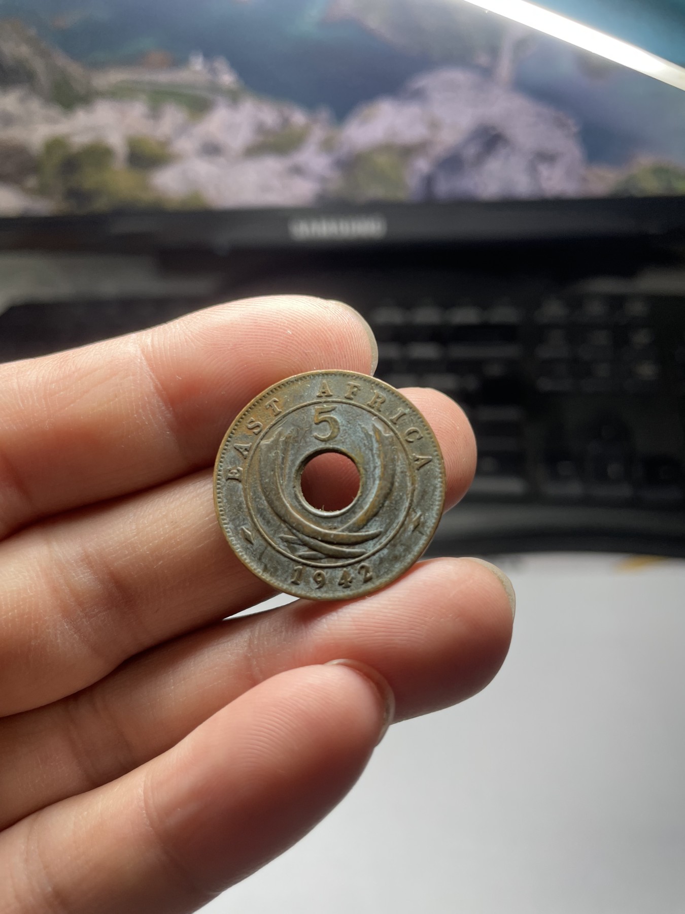 2024年集古藏今外币拍卖第五期-第8场—（总第48拍） 1942年东非5分