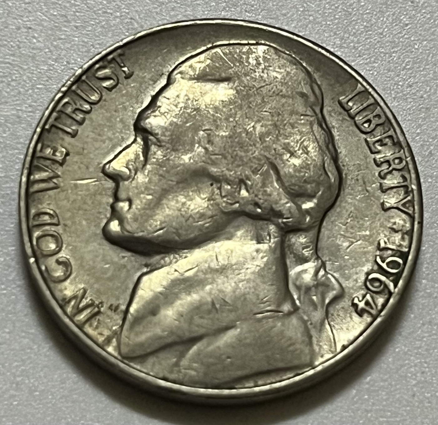 神仙姐姐散币好品专场第三十六期（无佣金满邮自动发出 1964年 美国5美分