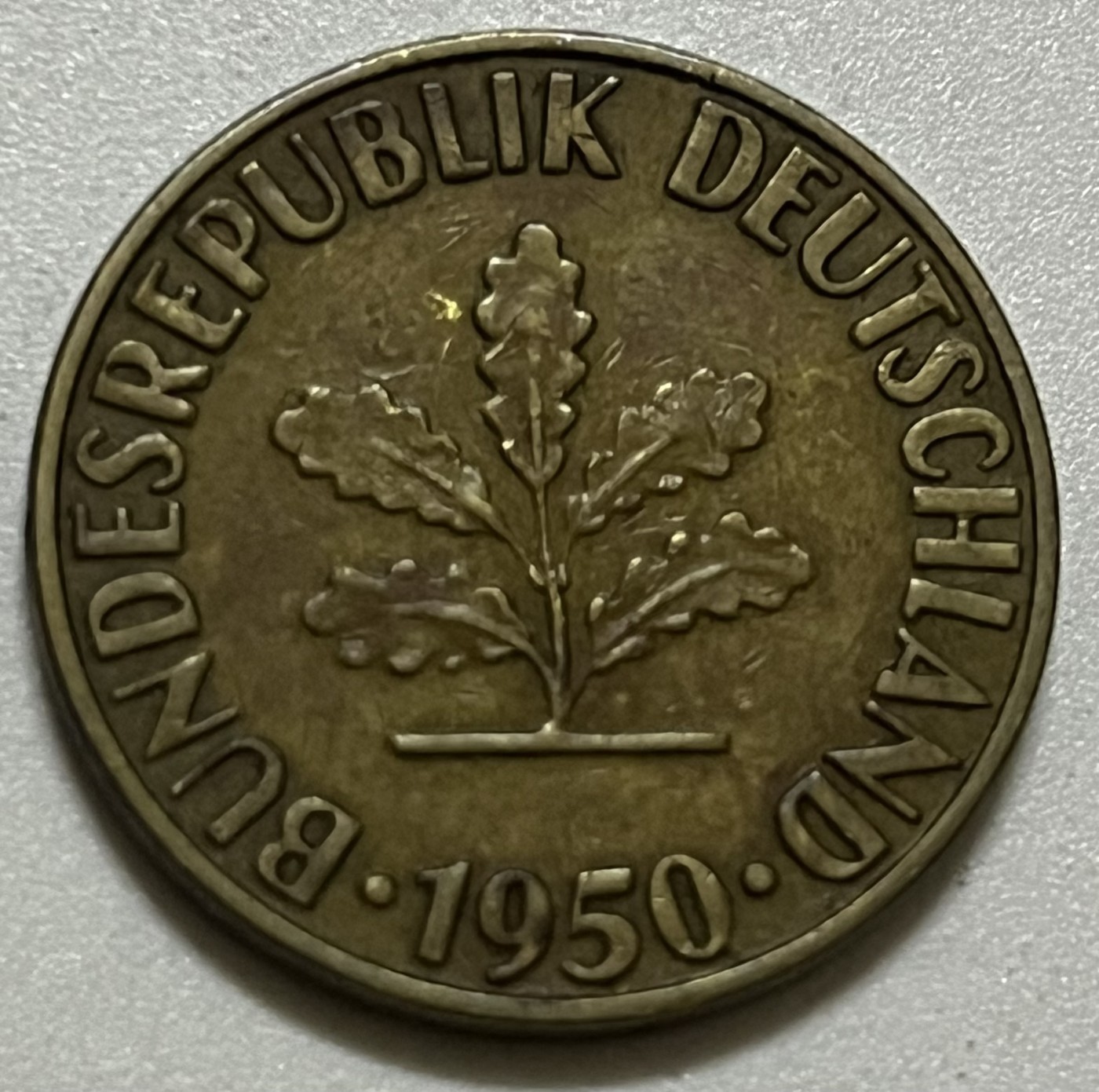 神仙姐姐散币好品专场第三十六期（无佣金满邮自动发出 1950年 德国10芬尼