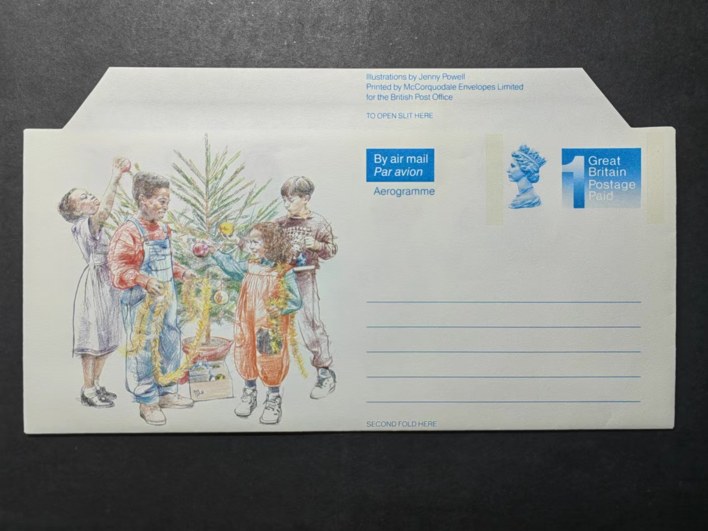 多国邮品✌（拍卖专场）精品🔥专场 第63场 英国皇家邮政航空邮简（圣诞节的祝福）