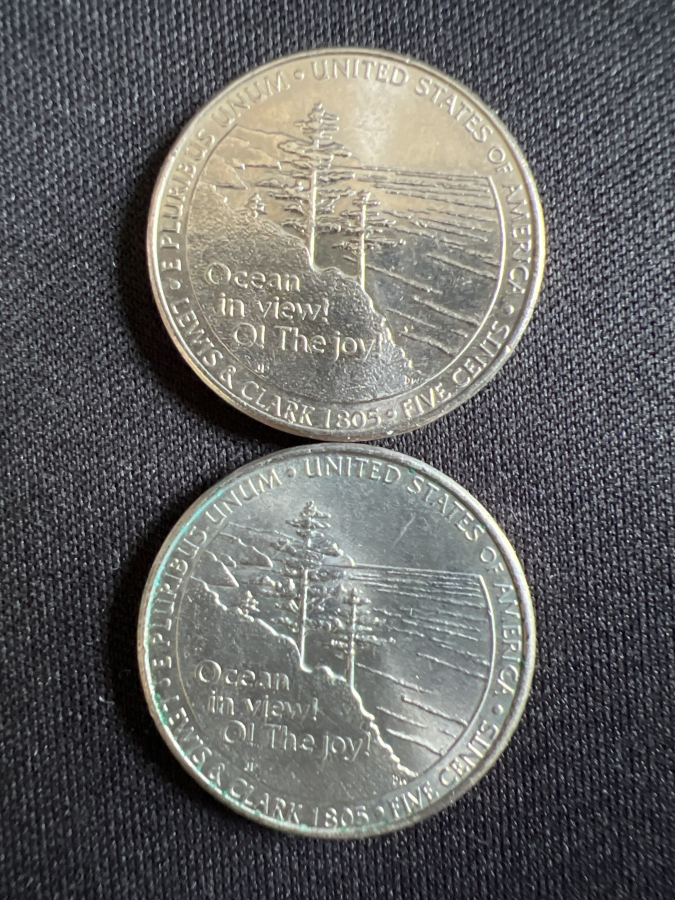 第584期 硬币专场 （无押金，捡漏，全场50包邮，偏远地区除外，接收代拍业务） 美5分两枚