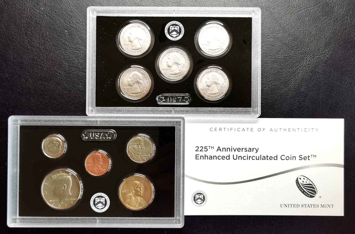 凡希社世界钱币微拍第二百六十七期 2017美国MINT SET十枚装两套