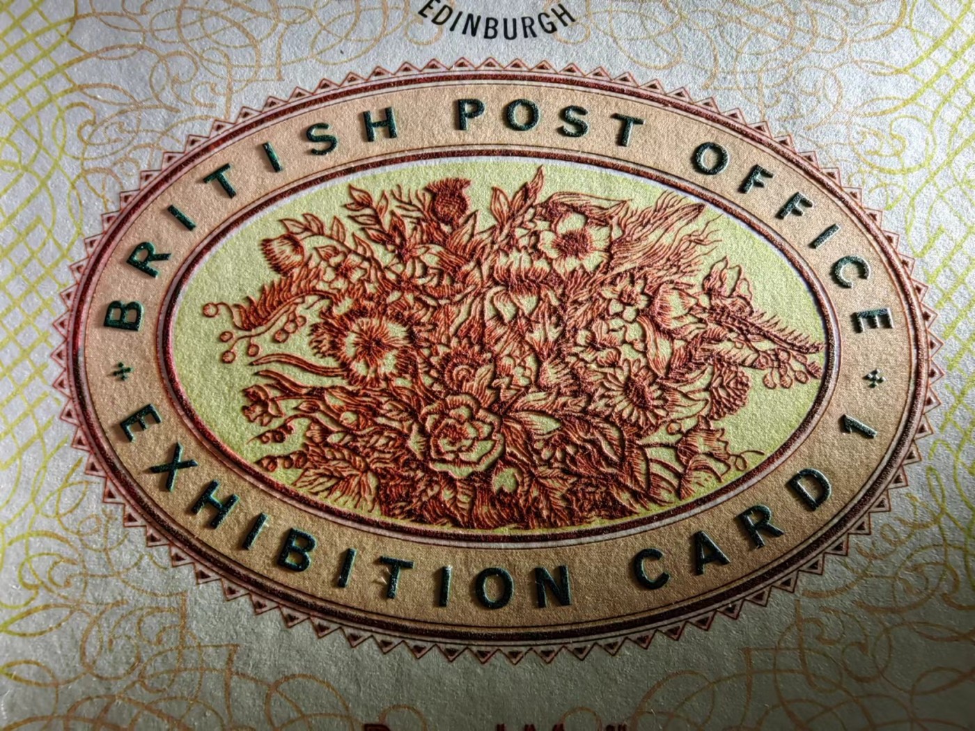 多国邮品✌（拍卖专场）精品🔥专场 第63场 英国摄影花卉-展览卡（中间花雕刻版）