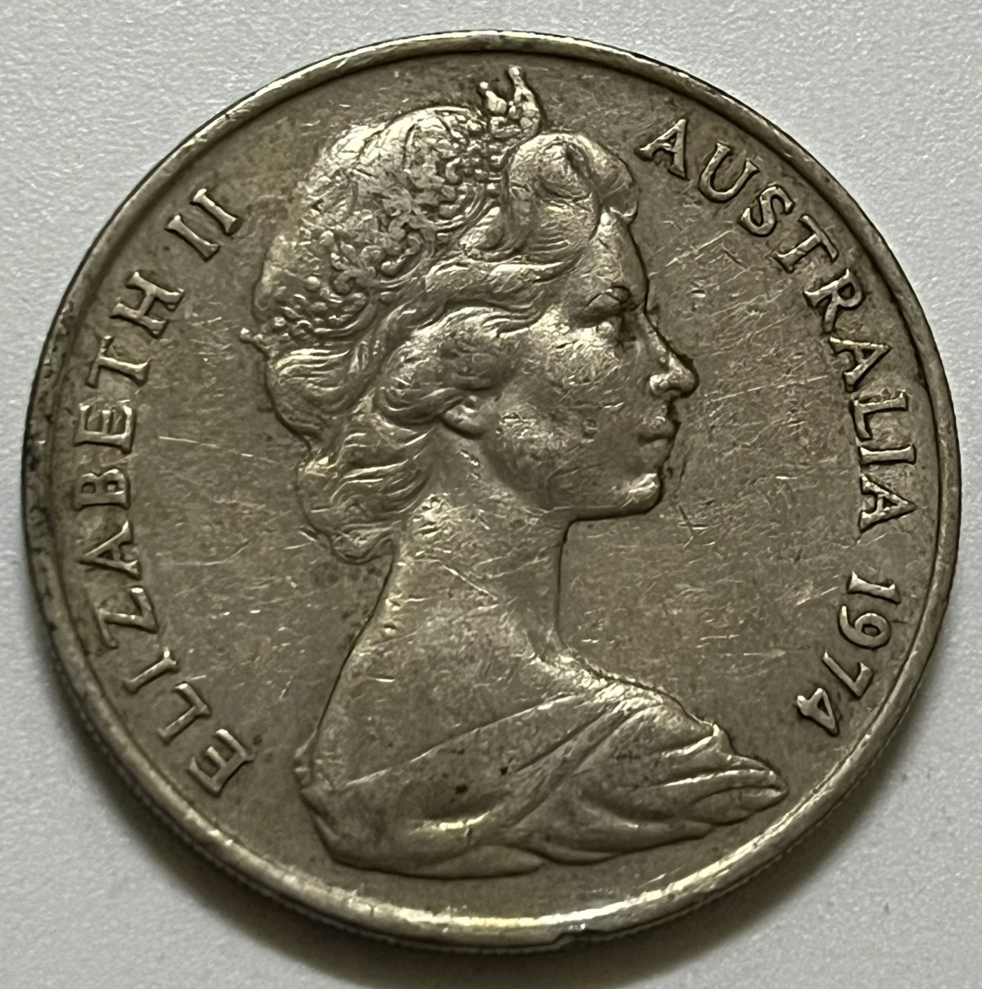 神仙姐姐散币好品专场第三十六期（无佣金满邮自动发出 1974年 澳大利亚20分