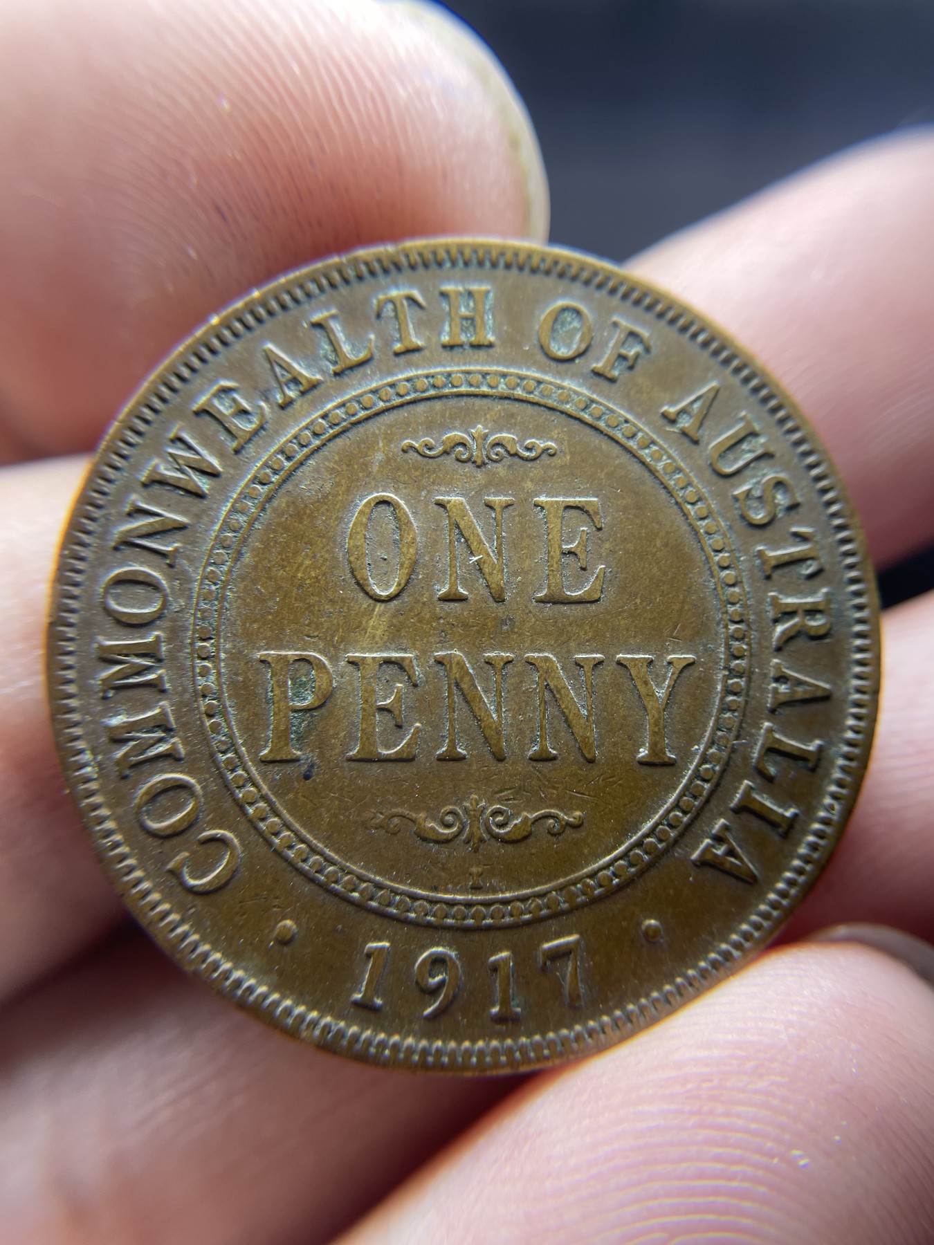 2024年集古藏今外币拍卖第五期-第8场—（总第48拍） 1917年澳大利亚1便士