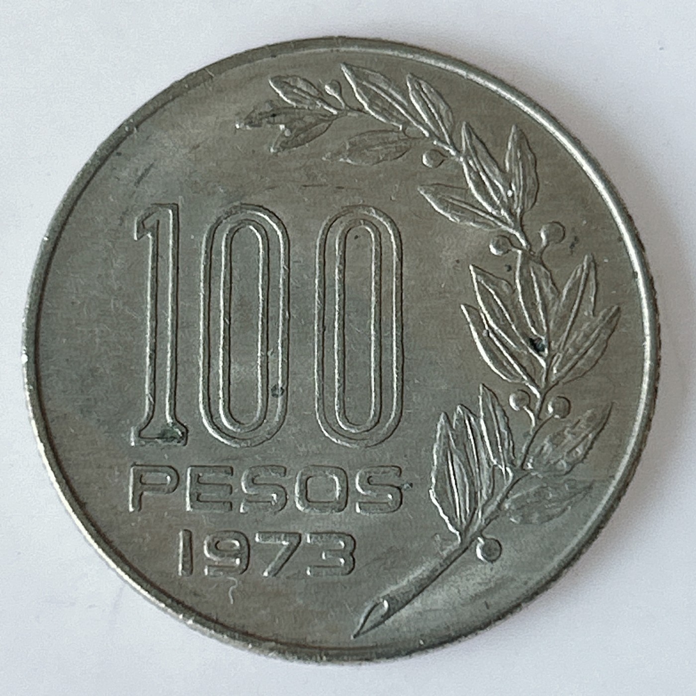 海外回流1元起拍小铺 各国钱币散币场 第11期 乌拉圭1973年100比索