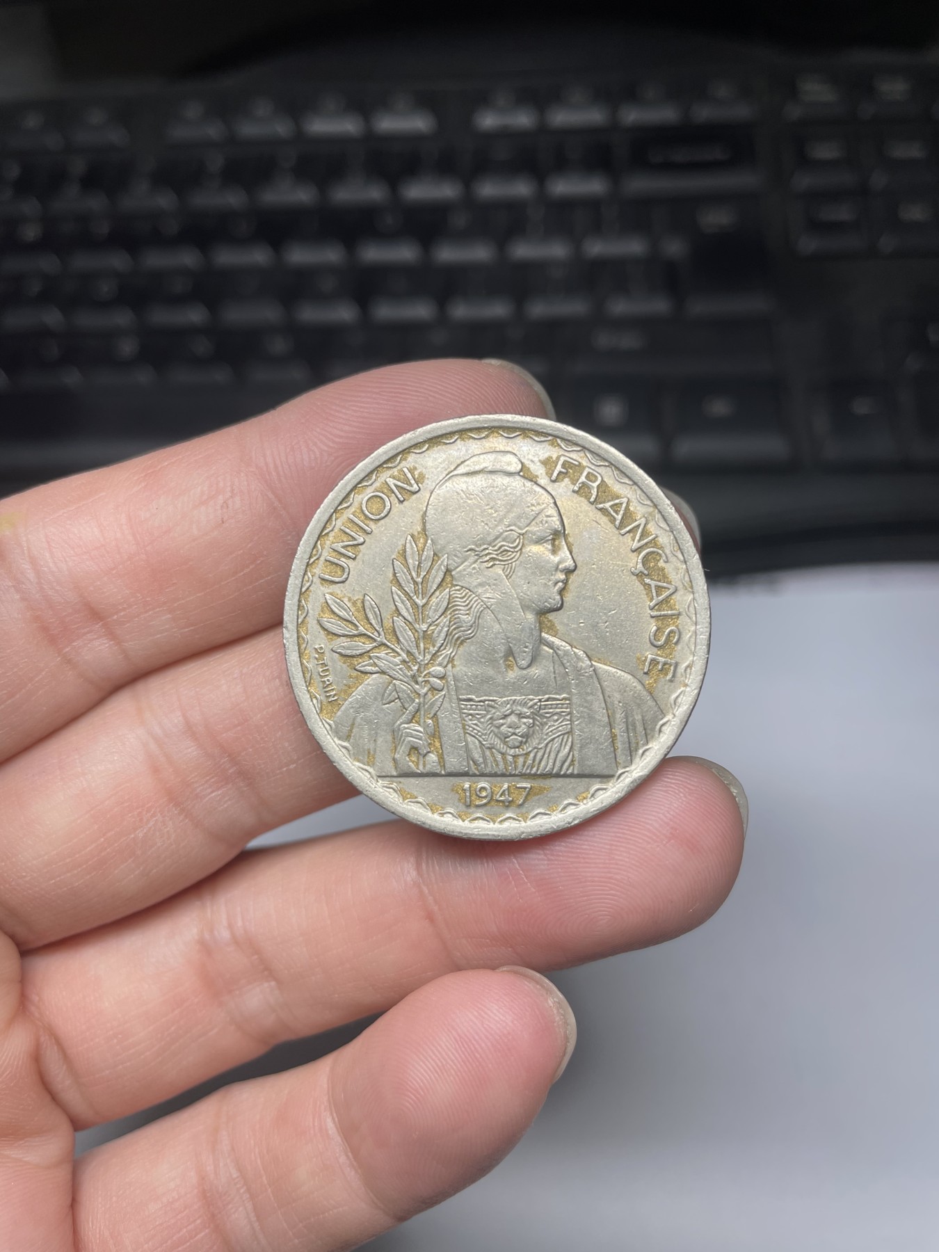 2024年集古藏今外币拍卖第五期-第8场—（总第48拍） 1947年法属印支一皮