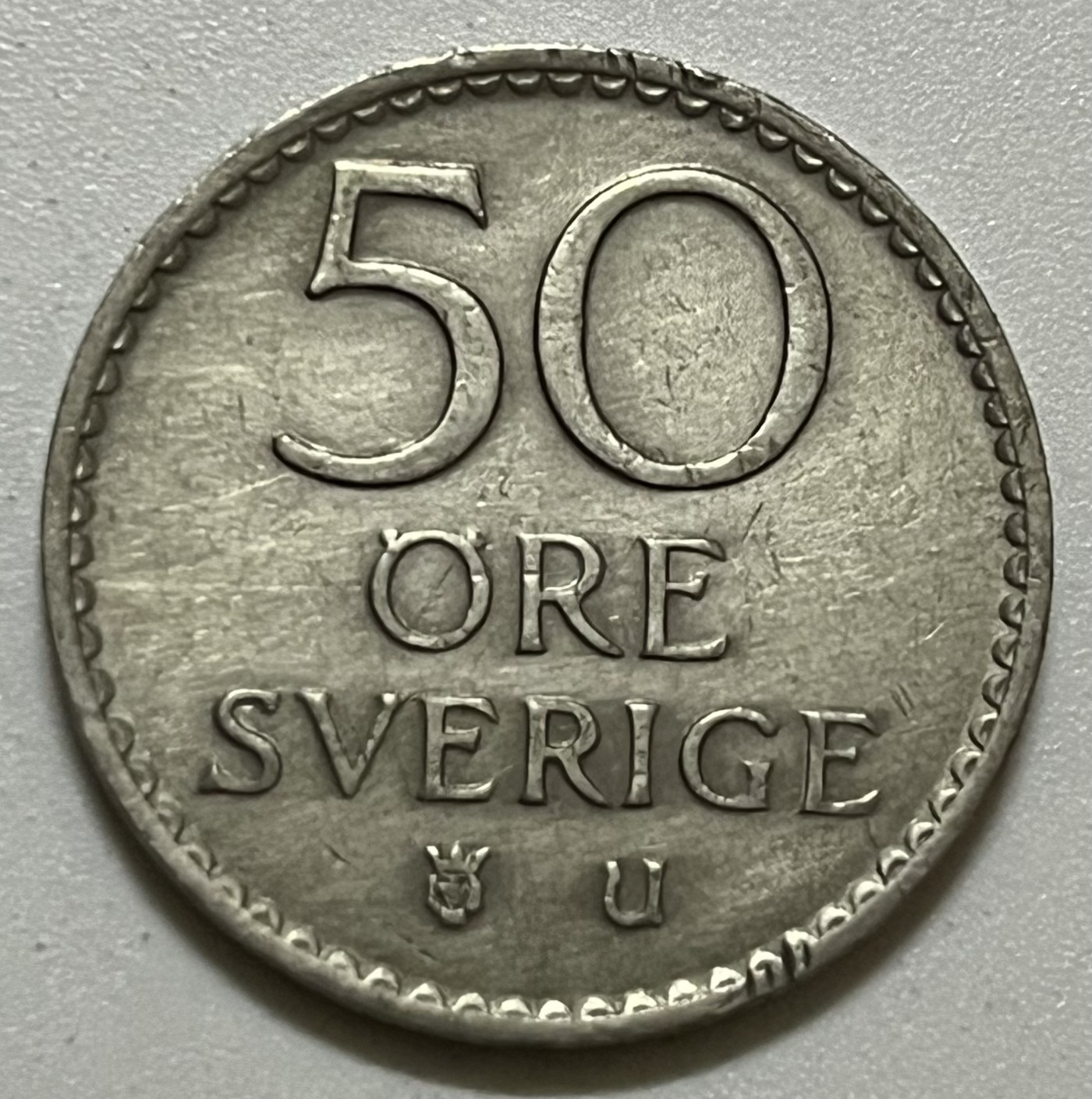 神仙姐姐散币好品专场第三十六期（无佣金满邮自动发出 1967年 瑞典50欧尔