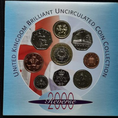 道一币馆币章第五十九场 - 原包装 英国2000年套币九枚套