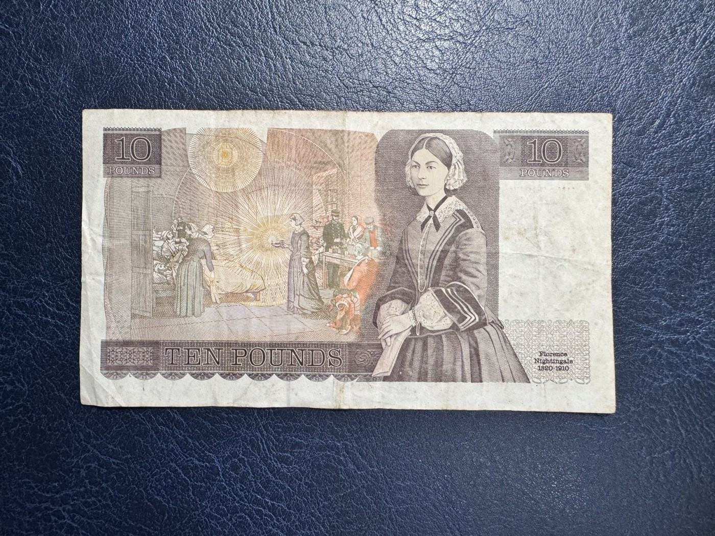 收藏联盟Quantum Auction 第341期拍卖  英国1988-91年10镑 品相如图  近代护理学奠基人 南丁格尔