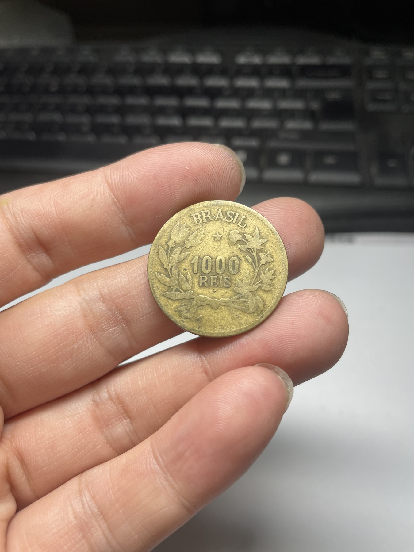 2024年集古藏今外币拍卖第五期-第8场—（总第48拍） 巴西1000瑞斯